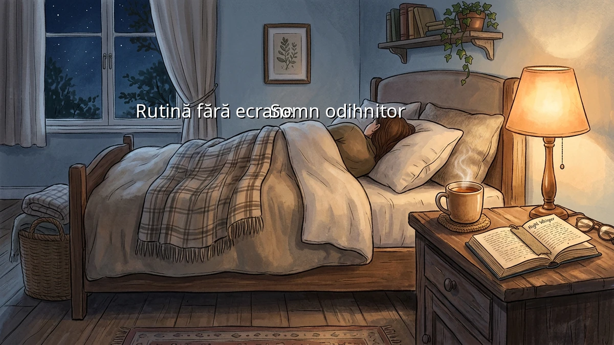Protejezi somnul fără tehnologie